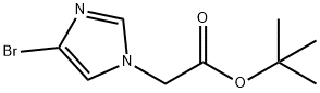 (4-BroMo-iMidazol-1-yl)-acetic acid tert-butyl ester Struktur