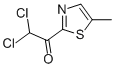 Ethanone, 2,2-dichloro-1-(5-methyl-2-thiazolyl)- (9CI) Struktur