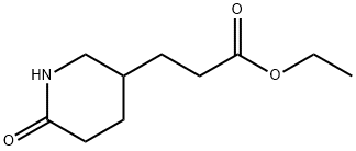 ethyl 3-(6-oxopiperidin-3-yl)propanoate Struktur
