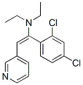 N,N-Diethyl-1-(2,4-dichlorophenyl)-2-(3-pyridyl)vinylamine Structure