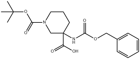 1-BOC-3-CBZ-AMINO-PIPERIDINE-3-CARBOXYLIC ACID price.