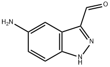 5-AMino-1H-indazole-3-carbaldehyde Struktur