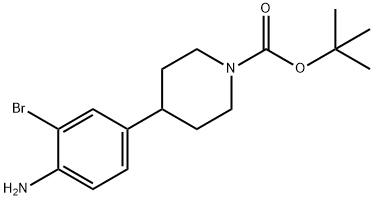 4-(4-amino-3-bromophenyl)piperidine-1-carboxylic acid tert-butyl ester