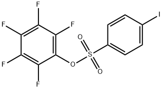 Perfluorophenyl 4-iodobenzenesulphonate Struktur