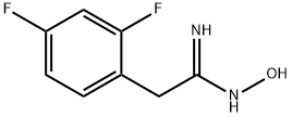 2-(2,4-DIFLUORO-PHENYL)-N-HYDROXY-ACETAMIDINE Struktur