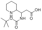 3-BOC-AMINO-3-(2'-)PIPERIDINE-PROPIONIC ACID Struktur