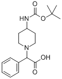 (4-N-BOC-AMINO-PIPERIDIN-1-YL)-PHENYL-ACETIC ACID price.