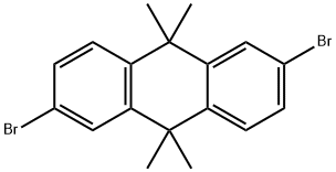 2,6-DIBROMO-9,9,10,10-TETRAMETHYL-9,10-DIHYDRO-ANTHRACENE Struktur
