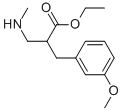 ETHYL 3-(3-METHOXY-PHENYL)-2-METHYLAMINOMETHYL-PROPIONATE Struktur