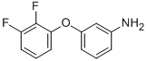 3-(2,3-DIFLUORO-PHENOXY)-PHENYLAMINE Struktur