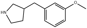 3-(3-METHOXY-BENZYL)-PYRROLIDINE Struktur