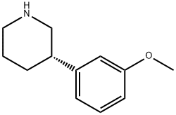 (S)-3-(3-METHOXYPHENYL)PIPERIDINE Struktur