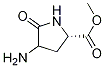4-aMino-5-oxo-L-Proline Methyl ester Struktur