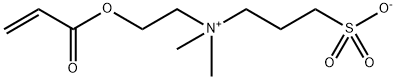 3-((2-(丙烯酰氧基)乙基)二甲基銨)丙烷-1-磺酸內(nèi)鹽 結(jié)構(gòu)式