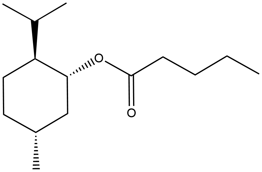 menthyl valerate   Struktur