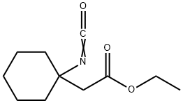 ethyl (1-isocyanatocyclohexyl)acetate Struktur