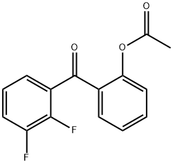 2-ACETOXY-2',3'-DIFLUOROBENZOPHENONE price.