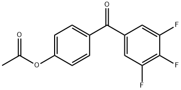 4-ACETOXY-3',4',5'-TRIFLUOROBENZOPHENONE price.