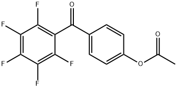 4-ACETOXY-2',3',4',5',6'-PENTAFLUOROBENZOPHENONE price.