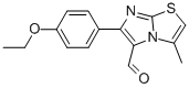 6-(4-ETHOXYPHENYL)-3-METHYLIMIDAZO[2,1-B]THIAZOLE-5-CARBOXALDEHYDE Struktur