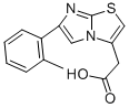 6-(2-METHYLPHENYL)IMIDAZO[2,1-B]THIAZOLE-3-ACETIC ACID Structure
