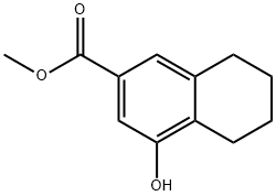 5,6,7,8-四氫-4-羥基-2-萘羧酸甲酯, 89228-42-2, 結(jié)構(gòu)式