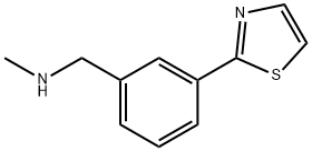 N-Methyl-3-(1,3-thiazol-2-yl)benzylamine 結(jié)構(gòu)式