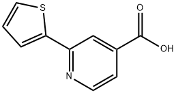 2-(5-Acetylthiophen-2-yl)-isonicotinic acid Struktur