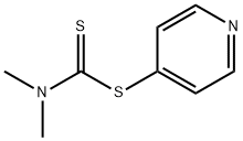 Carbamodithioic acid, dimethyl-, 4-pyridinyl ester (9CI) Struktur