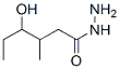 Hexanoic  acid,  4-hydroxy-3-methyl-,  hydrazide Struktur