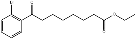 ETHYL 8-(2-BROMOPHENYL)-8-OXOOCTANOATE Struktur