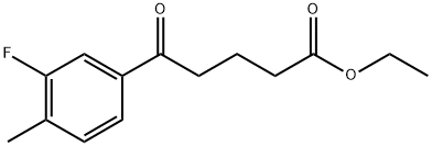 ETHYL 5-(3-FLUORO-4-METHYLPHENYL)-5-OXOVALERATE price.