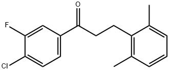 4'-CHLORO-3-(2,6-DIMETHYLPHENYL)-3'-FLUOROPROPIOPHENONE price.