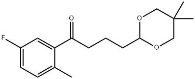 4-(5,5-DIMETHYL-1,3-DIOXAN-2-YL)-5'-FLUORO-2'-METHYLBUTYROPHENONE price.