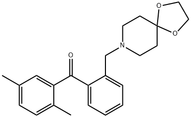 2,5-DIMETHYL-2'-[8-(1,4-DIOXA-8-AZASPIRO[4.5]DECYL)METHYL]BENZOPHENONE price.