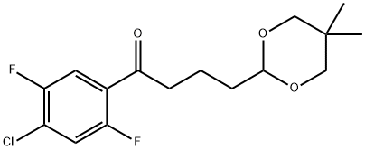 4'-CHLORO-2',5'-DIFLUORO-4-(5,5-DIMETHYL-1,3-DIOXAN-2-YL)BUTYROPHENONE price.