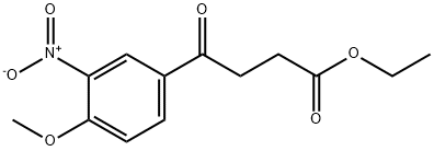 ETHYL 4-(4-METHOXY-3-NITROPHENYL)-4-OXOBUTYRATE Struktur