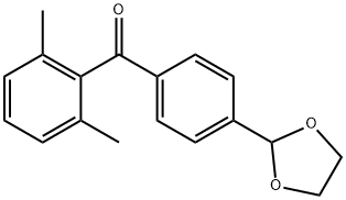 2,6-DIMETHYL-4'-(1,3-DIOXOLAN-2-YL)BENZOPHENONE price.