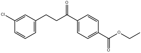 3-(3-CHLOROPHENYL)-4'-CARBOETHOXYPROPIOPHENONE price.