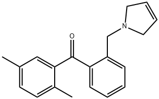 2,5-DIMETHYL-2'-(3-PYRROLINOMETHYL) BENZOPHENONE price.