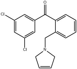 3,5-DICHLORO-2'-(3-PYRROLINOMETHYL) BENZOPHENONE price.