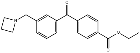 3-AZETIDINOMETHYL-4'-CARBOETHOXYBENZOPHENONE price.