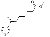ETHYL 7-OXO-7-(3-THIENYL)HEPTANOATE Structure