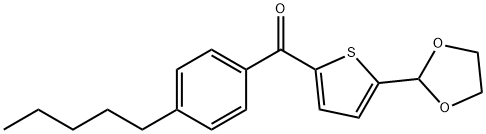 5-(1,3-DIOXOLAN-2-YL)-2-(4-PENTYLBENZOYL)THIOPHENE price.