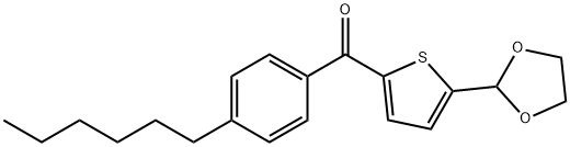 5-(1,3-DIOXOLAN-2-YL)-2-(4-HEXYLBENZOYL)THIOPHENE price.
