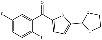 2-(2,5-DIFLUOROBENZOYL)-5-(1,3-DIOXOLAN-2-YL)THIOPHENE price.