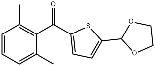 2-(2,6-DIMETHYLBENZOYL)-5-(1,3-DIOXOLAN-2-YL)THIOPHENE price.