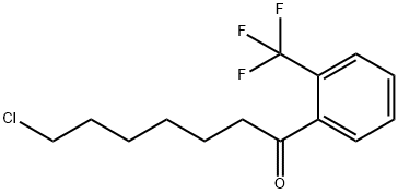 7-CHLORO-1-OXO-1-(2-TRIFLUOROMETHYLPHENYL)HEPTANE price.