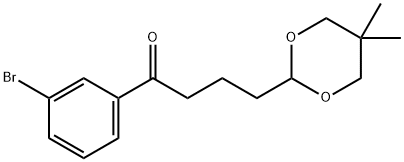 3'-BROMO-4-(5,5-DIMETHYL-1,3-DIOXAN-2-YL)BUTYROPHENONE price.