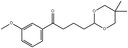 4-(5,5-DIMETHYL-1,3-DIOXAN-2-YL)-3'-METHOXYBUTYROPHENONE price.
